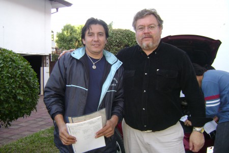 Flaminio Villalva, junto a Francisco Solis